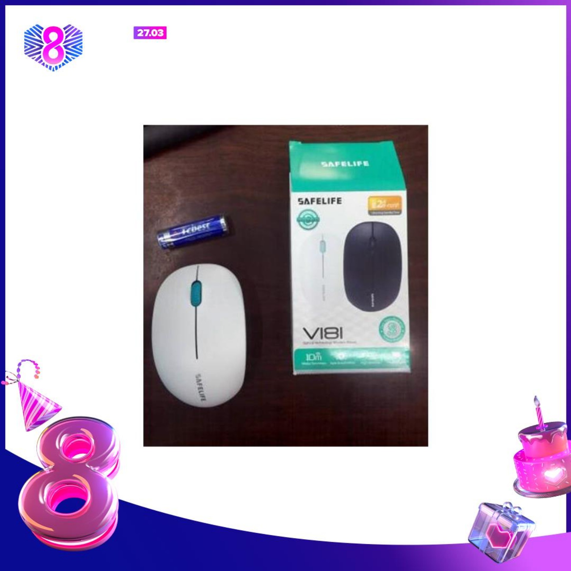 Chuột không dây máy tính cao cấp SAFELIFE