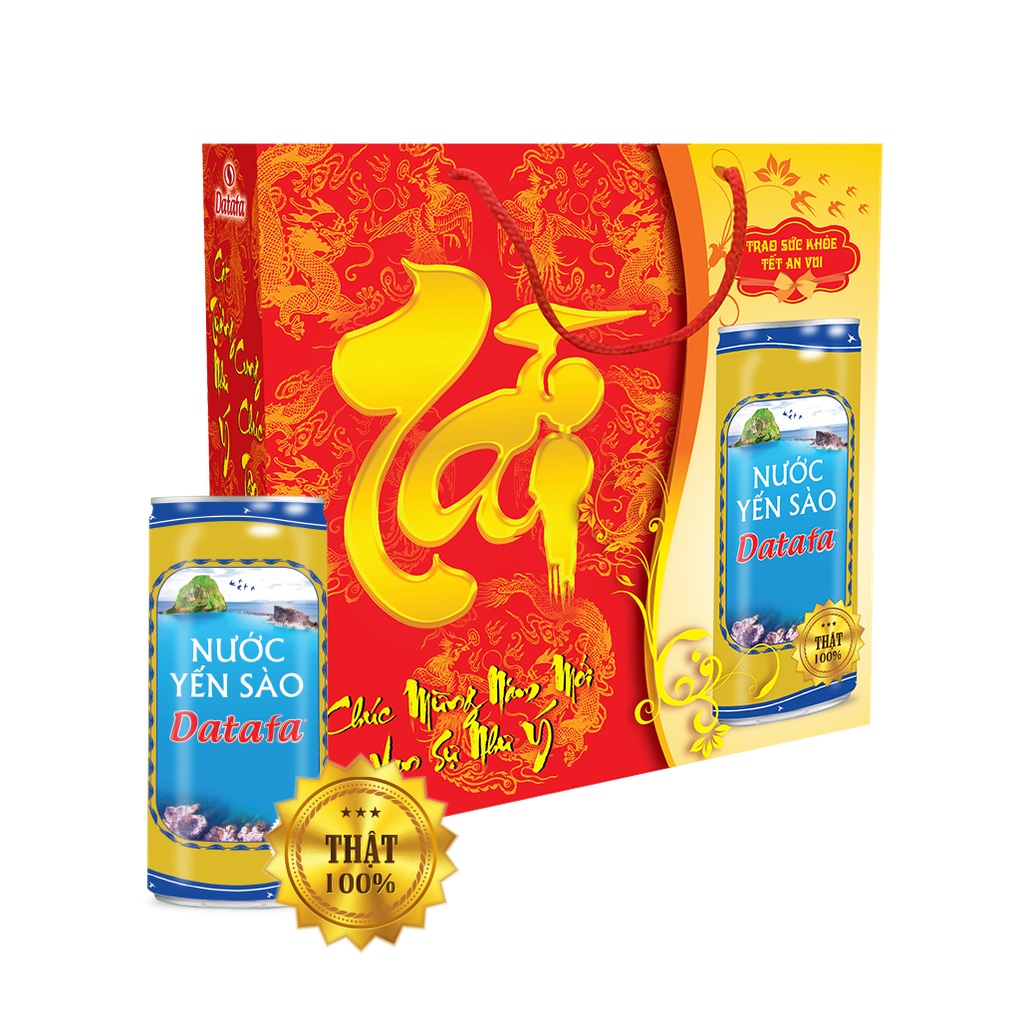 HỘP 5 LON NƯỚC YẾN DATAFA XUÂN 2021 - LON 190ML - PHUONGAN_SHOP