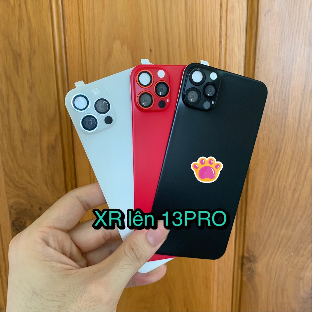 Dán lưng độ giả sang trọng cho IPHONE XR lên iphone 13PRO