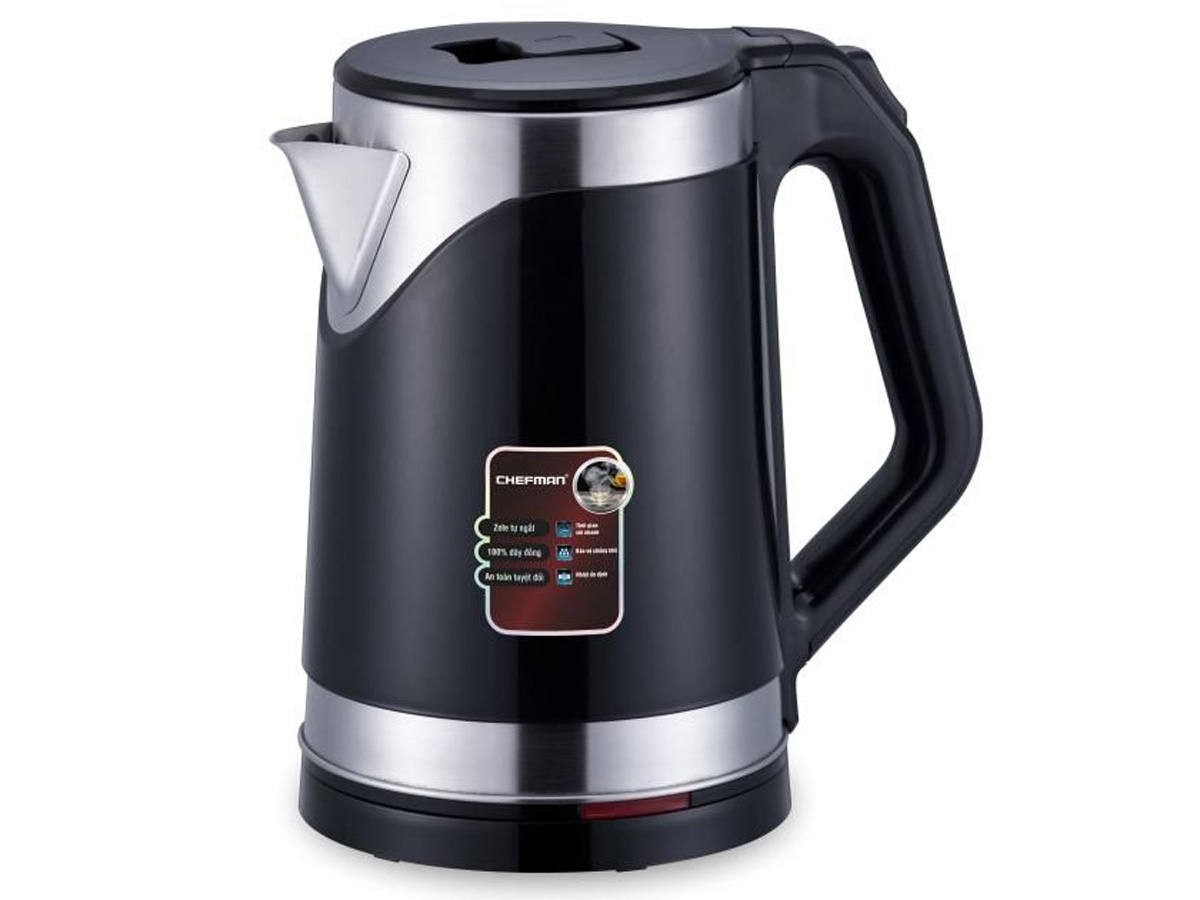 Ấm siêu tốc chefman cm - 720 dung tích 2l bảo hành 12 tháng
