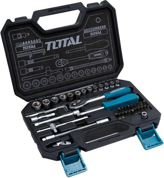 BỘ TUÝP 1/4inch 45 CHI TIẾT TOTAL THT141451