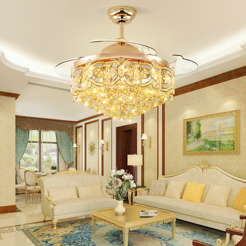 Đèn quạt trần nữ hoàng kiểu dáng đẳng cấp sang trọng phong cách châu âu