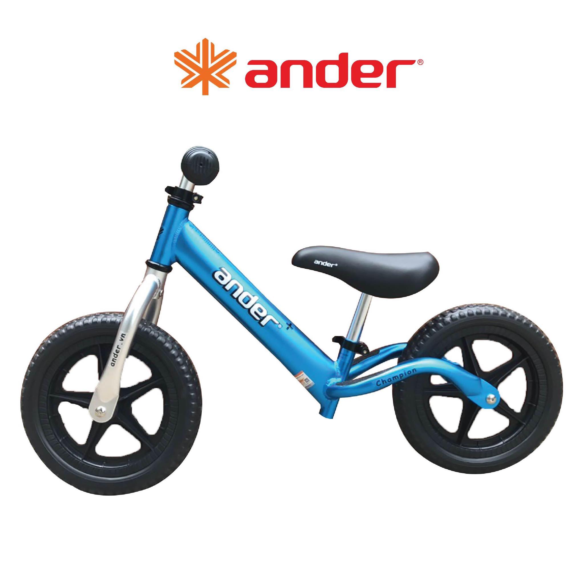Xe thăng bằng Ander Plus - Màu xanh dương - Dành cho trẻ từ 16 tháng đến 6 tuổi, dành cho các bé nhỏ nhất tập đi xe thăng bằng ( đi vững là tập được)