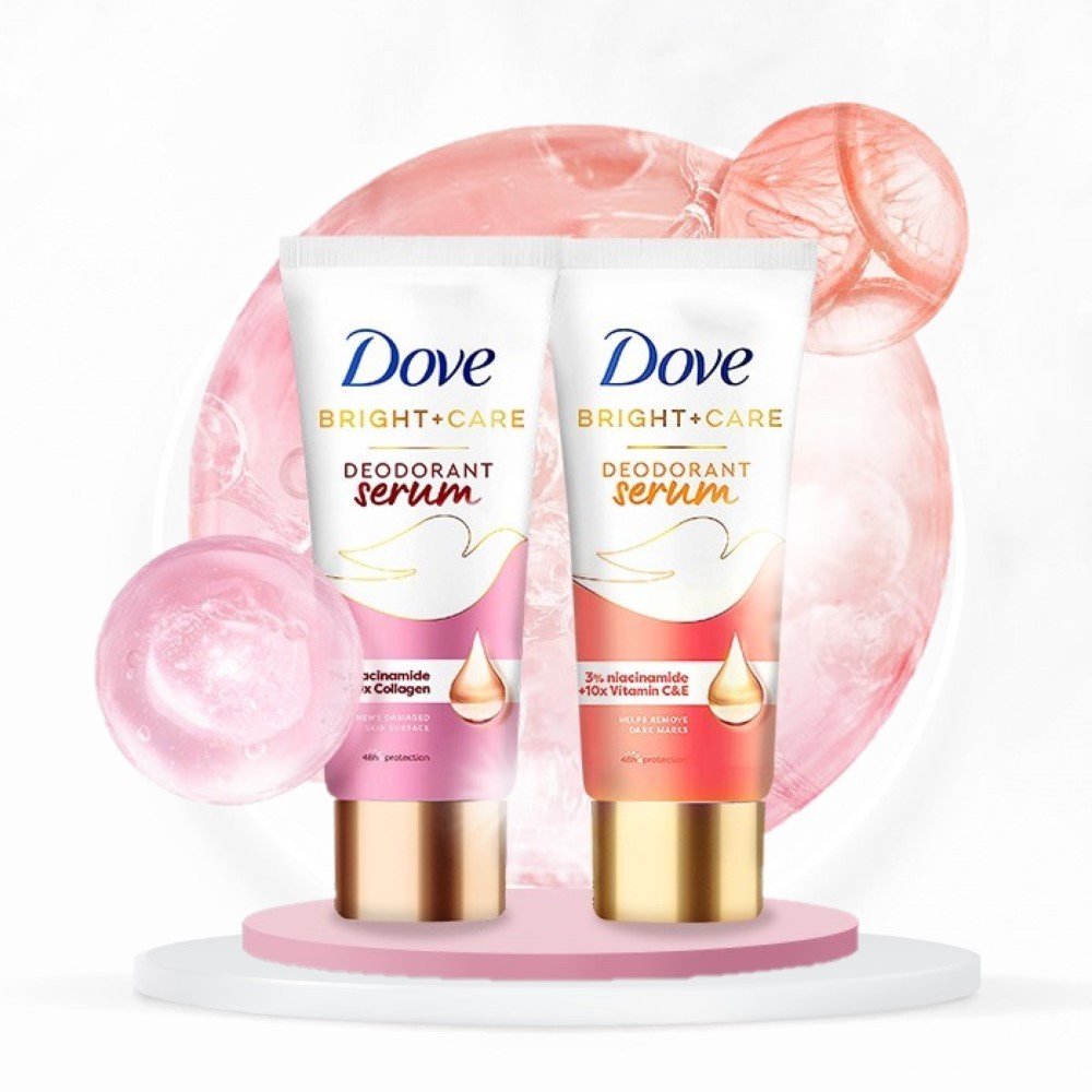 Kem Khử Mùi Dove Tinh Chất Serum 50ml Sáng Mịn Với Collagen & Vitamin B3 |Se Lỗ Chân Lông Với Collagen + Vitamin E