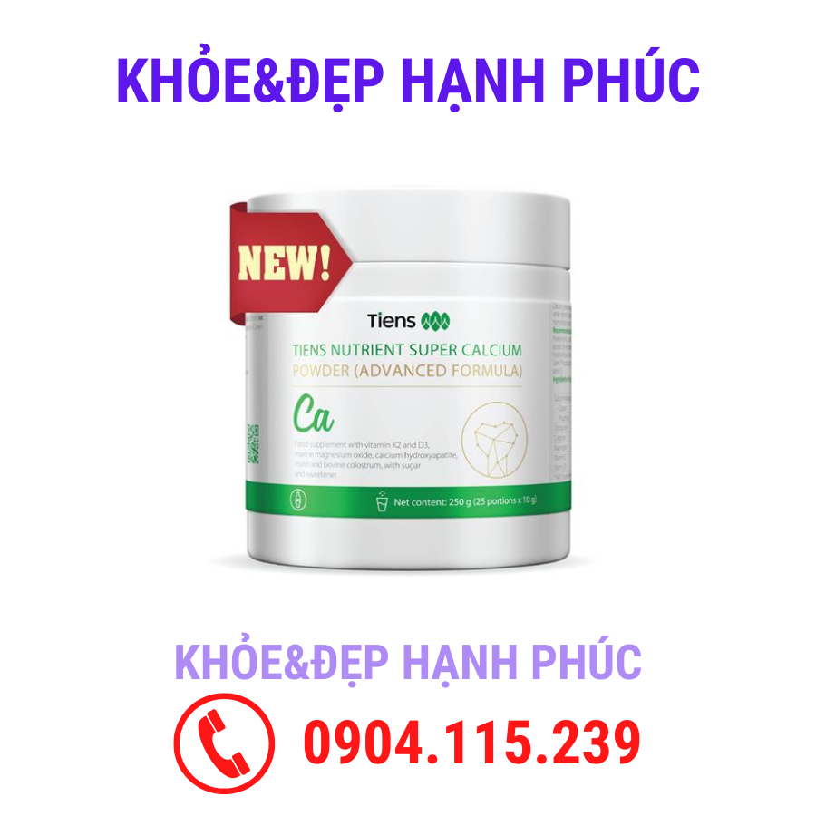 Thực phẩm bổ sung Canxi Pháp Thiên sư Nutrient Super Calcium Powder – 250gr/hộp