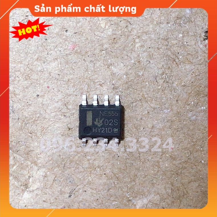 Linh kiện ic tạo xung dao động ne555 sop-8 mới