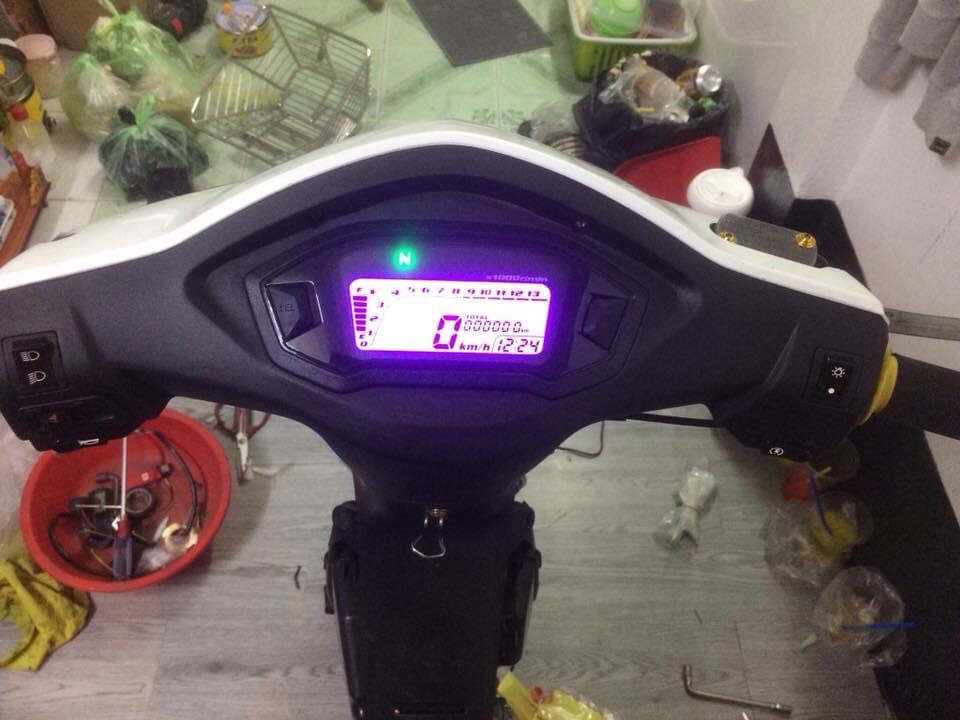 Đồng hồ điện tử MSX gắn Wave RS - Wave A kèm bợ cổ