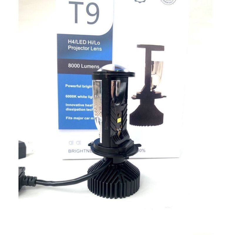 Đèn Pha LED Bi Cầu Mini H4 T9 Công Xuất 65w Lắp Ô tô, Xe Máy