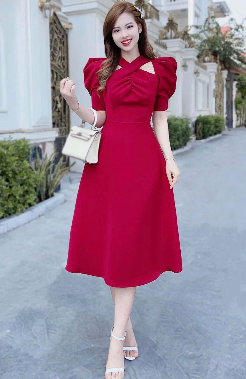 váy đỏ giá tốt Tháng 4 2023 ĐầmVáy  Mua ngay Thời Trang Nữ  Shopee Việt  Nam