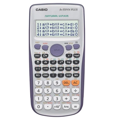 Máy tính casio 570-vn plus bảo hành 6 tháng