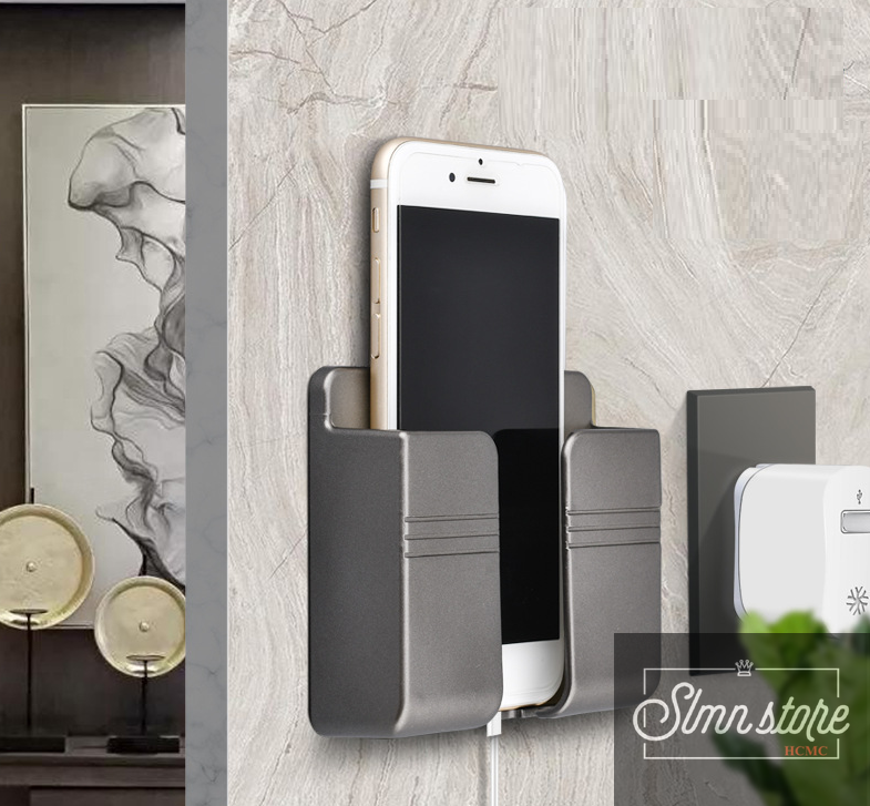 [HCM]Giá đỡ dán tường treo remote máy lạnh đa năng kệ treo sạc điện thoại đầu dây điện vô cùng tiện lợi. LZD3-ketreoDT
