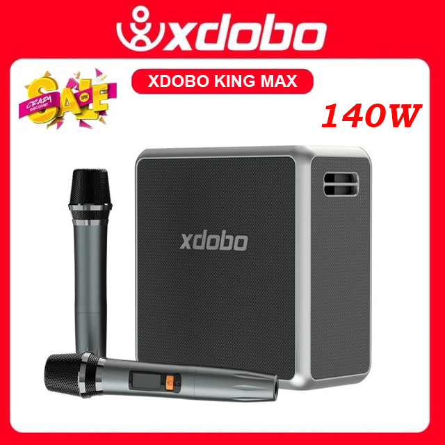  Loa Karaoke Bluetooth 5.2 Xdobo King Max Loa Di Động Công Suất 140W Chống nước IPX 5 Pin dung Lượng 36000mAh Hoạt Động 12H Hỗ trợ Thẻ TF USB AUX TWS - Bảo Hành 12 Tháng 