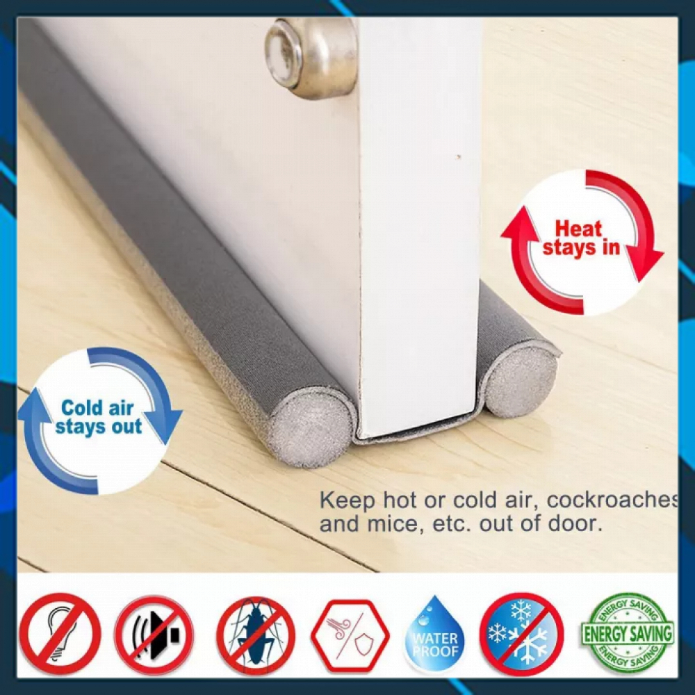   HỎA TỐC  - Thanh Nẹp Xốp Chặn Khe Cửa - Ron Đệm Cửa - Chống Ồn Chống Thoát Hơi Máy Lạnh Chống Bụi Ngăn Côn Trùng Chống Kẹt Tay 