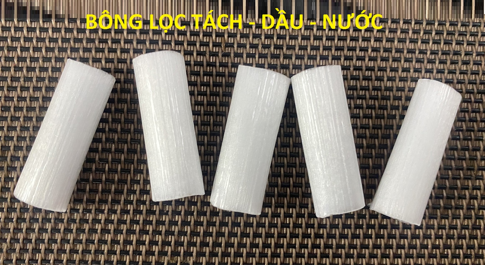 "[ Bơm ] Bộ 5 cái bông tách dầu, nước, bông lọc ẩm thay thế cho các bầu lọc ẩm của bơm tay cao áp pkb"