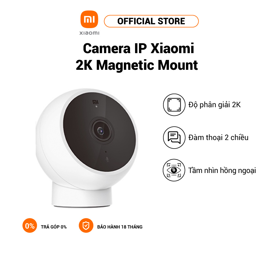 Camera IP Xiaomi 2K Magnetic Mount