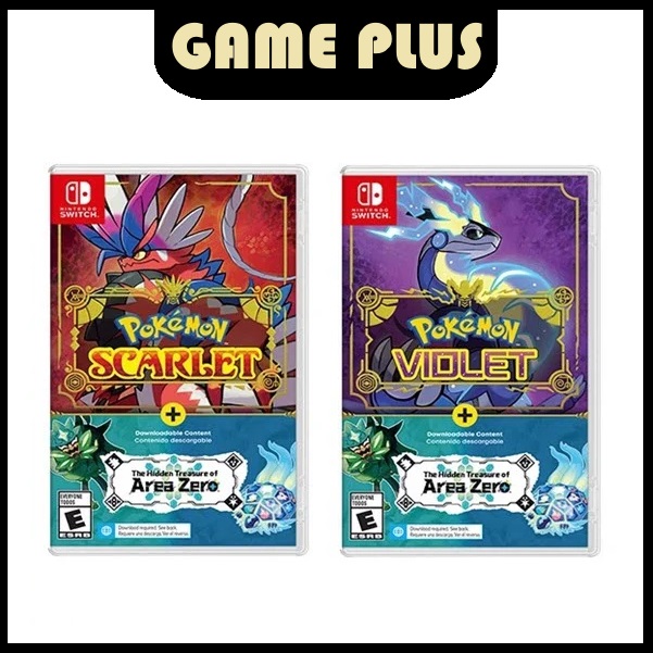  Băng Game 2ND Pokemon Scarlet Violet + The Hidden Treasure Of Area Zero cho máy Nintendo Switch 