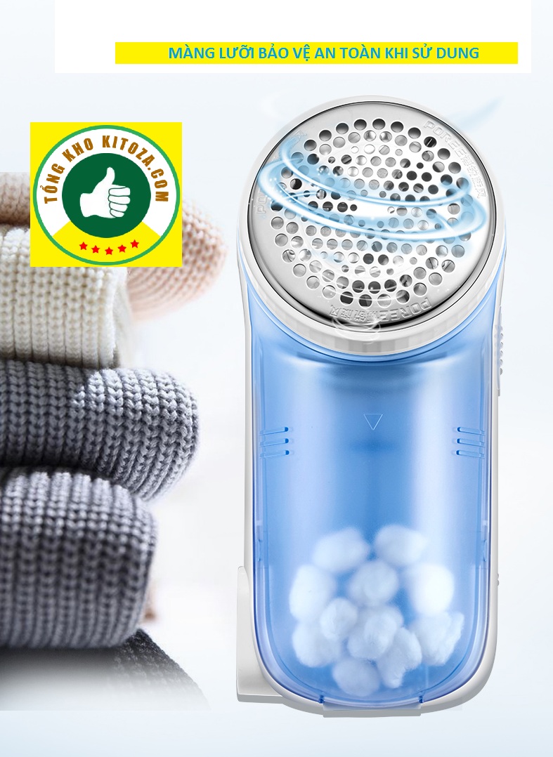 Máy cắt lông xù cho quần áo,chăn màn,gối đệm-thế hệ mới,tiện dụng-không đây-FL.YCO – FR5201 bảo hành 12 tháng