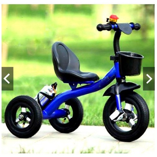 Xe đạp 3 bánh có giỏ có bình nước cho trẻ em 2-5t