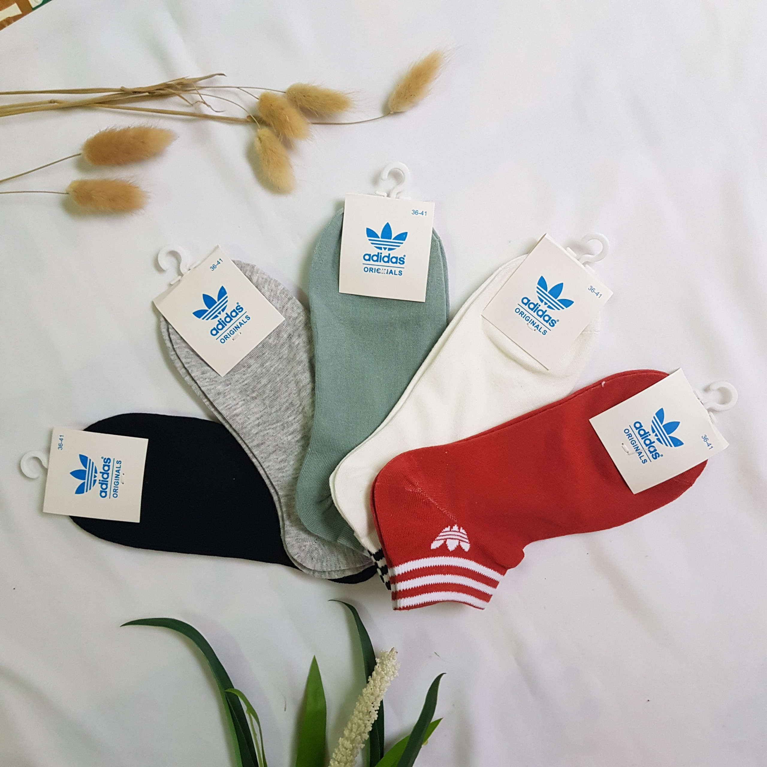 Tất vớ cổ ngắn adidas cotton mềm mịn