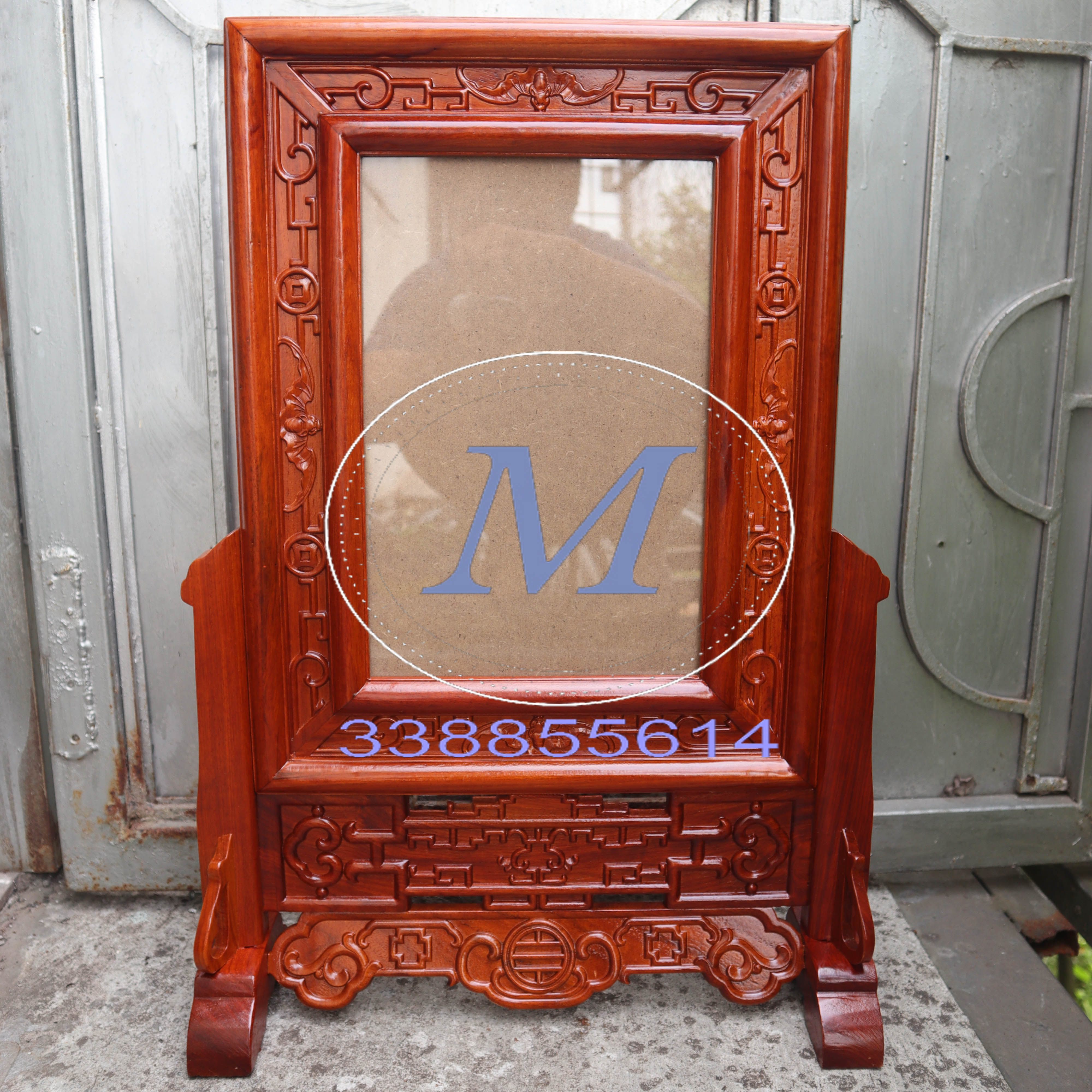 Khung ảnh thờ gỗ hương Khung ảnh kép dơi khung thờ