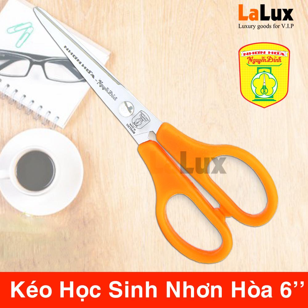 Kéo Cắt Học Sinh Nhơn Hòa 6 INCH - Kéo Học Sinh Nguyễn Đình - Siêu Bền Bỉ NHK-6HS