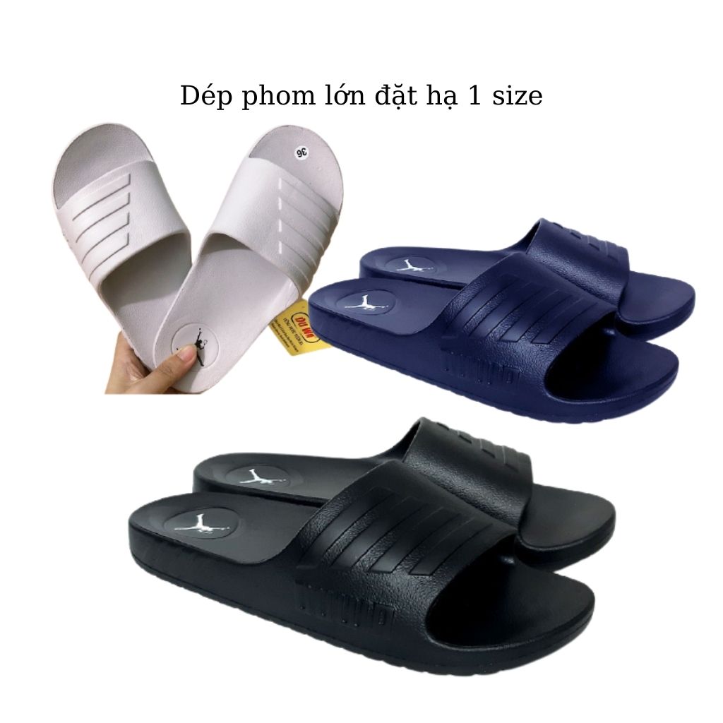 Dép đúc quai ngang Nam Nữ DUWA, DH0471 họa tiết Jordan, đế cao su dẻo siêu êm, siêu nhẹ, màu săc thời trang, dép phom lớn đặt hạ 1 size