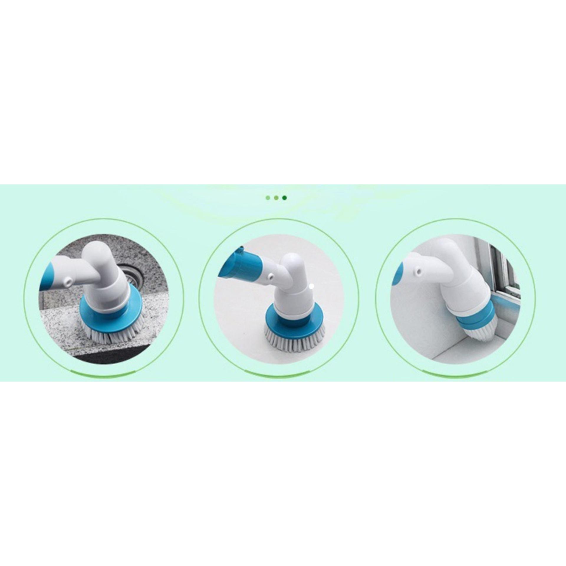 Cay Lau Nhà, Chổi Lau Sàn, Dụng cụ lau nhà cao cấp -chỉ với 1 lần sạc pin có thể sử dụng lên tới 1.5h đồng hồ - BH 6 tháng