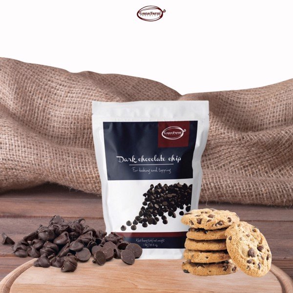 [HCM] sô cô la chip đen trang trí bánh.