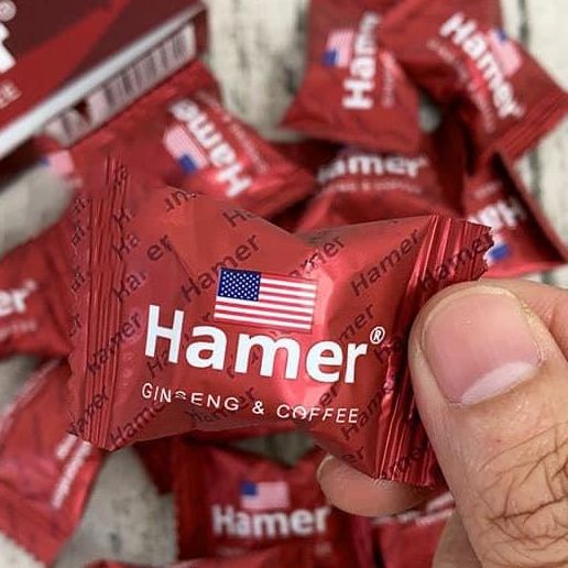 1 VIÊN Kẹo ngậm sâm Hamerr Mỹ chính hãng giúp hỗ trợ sức khỏe phái nam