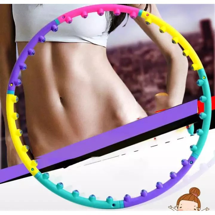 Vòng lắc eo Hula hoop, vòng lắc eo giảm mỡ bụng hiệu quả