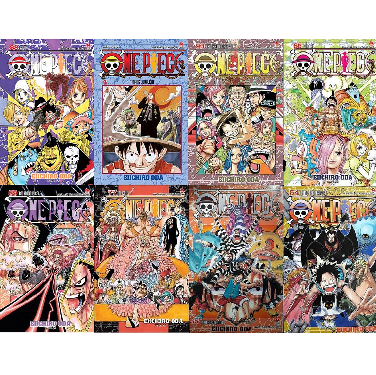 Sách - combo one piece vua hải tặc - 8 quyển