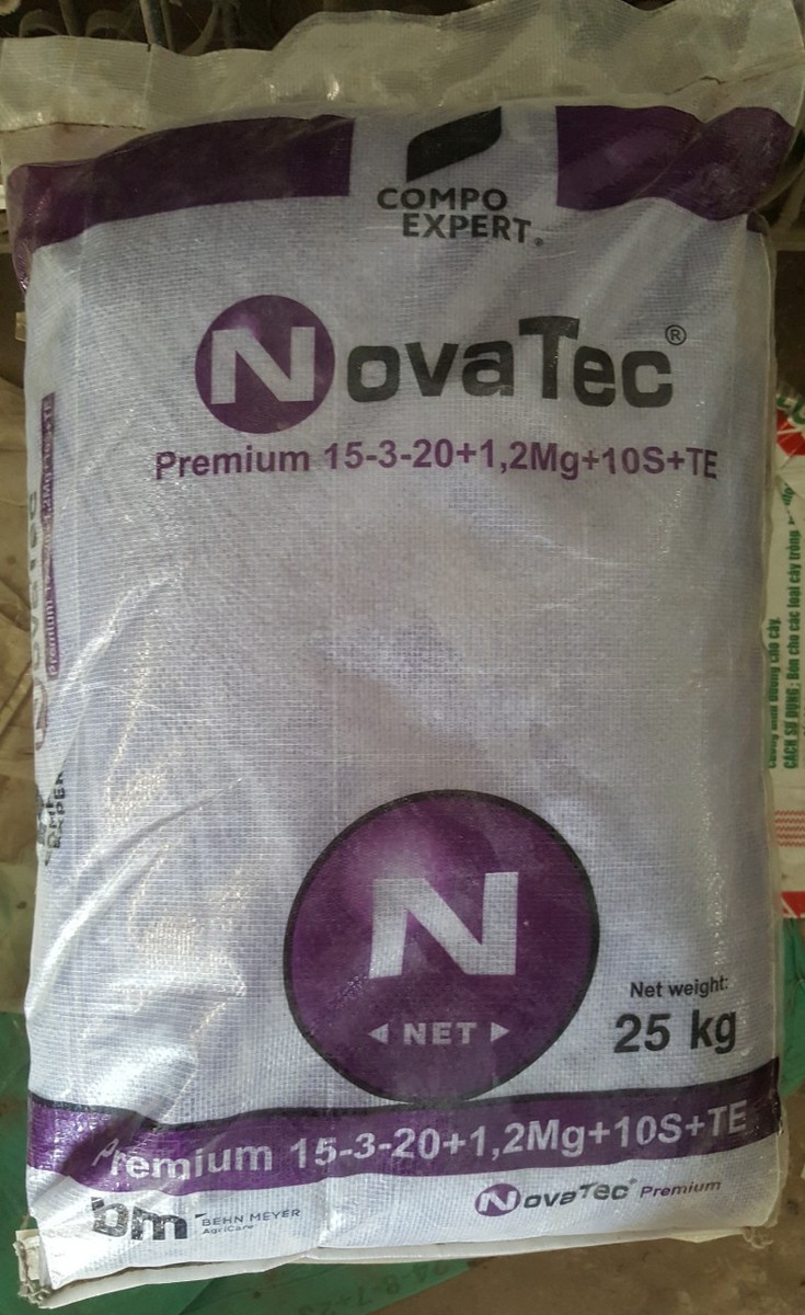 Phân tím đức novatec - túi zip 1kg