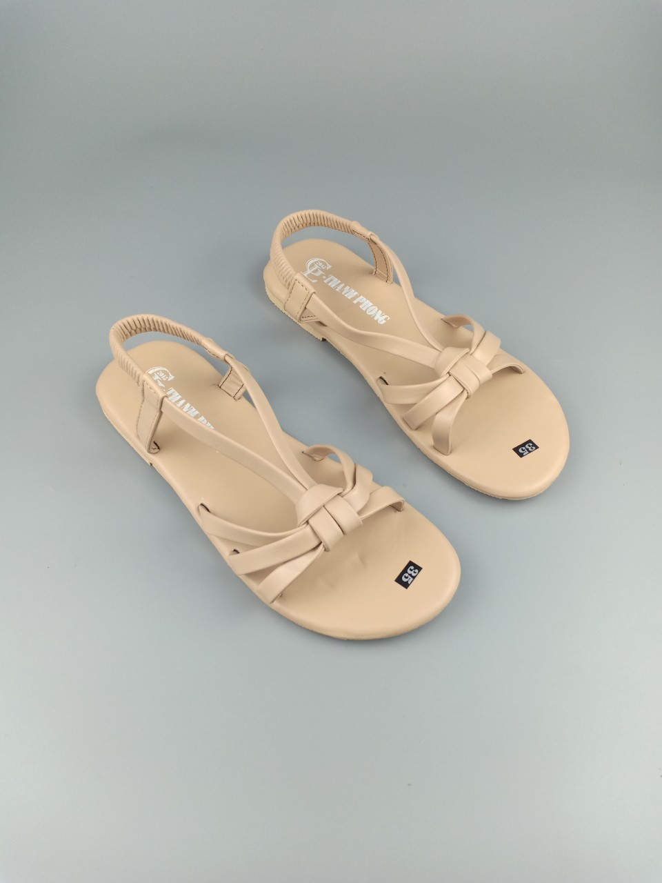 GIÀY SANDAL ĐẾ THẤP QUAI HẬU THUN CÓ SIZE LỚN 35-42