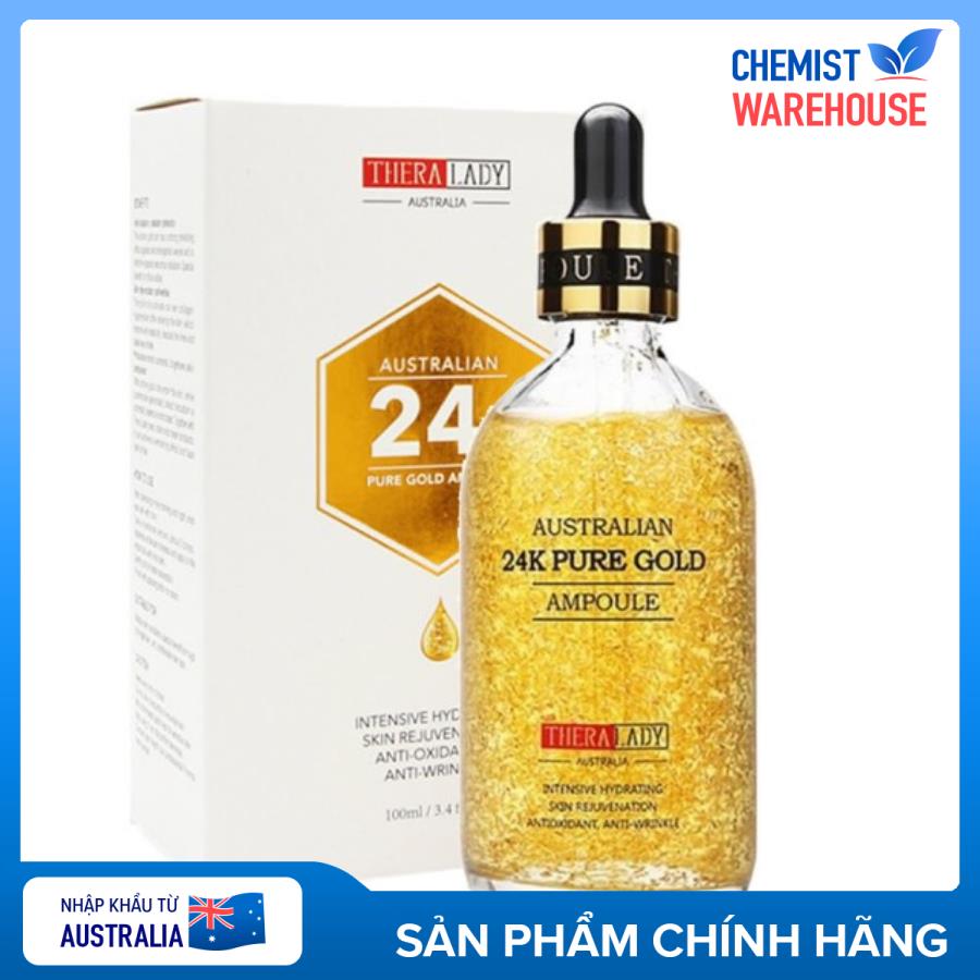 Serum vàng Australian 24k Pure Gold Ampoule 100ml của Úc - Haloco - Chemistware