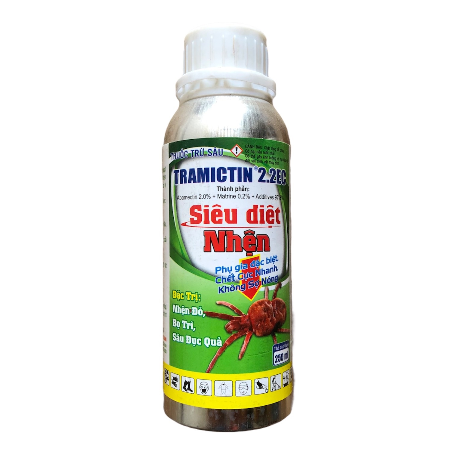 Thuốc trừ nhện đỏ; TRAMICTIN 2.2EC (chai 250ml)- Thuốc trừ nhện đỏ, nhện trắng, bọ trĩ hiệu quả rất cao