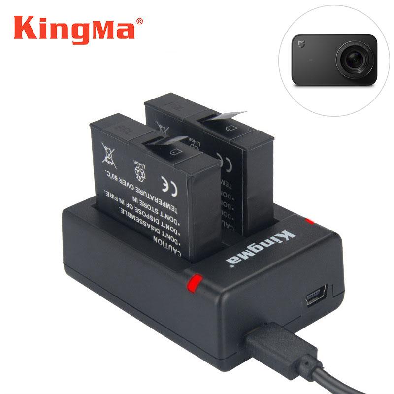Combo sạc đôi + 2 pin cho Xiaomi Mijia Action camera