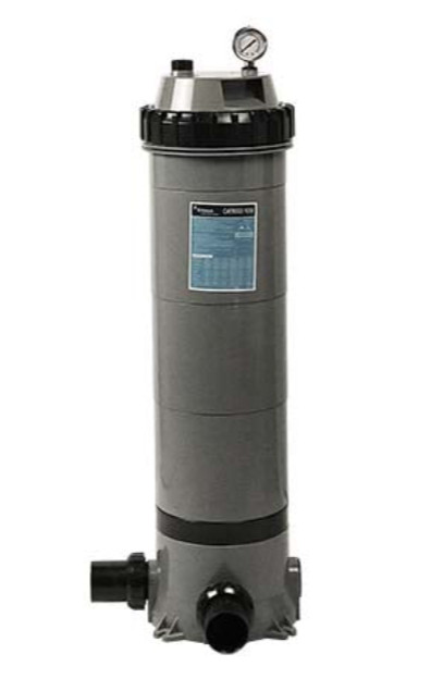 Cột lọc giấy Cartridge,CF100, Emaux, HongKong, chuyên dùng lọc nước hồ bơi, xử lý nước hồ bơi, kết nối van 1,5inch, 31x31x107cm