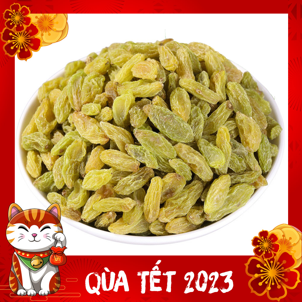1KG quả nho khô sấy dẻo Ấn Độ ngọt ngọt chua chua