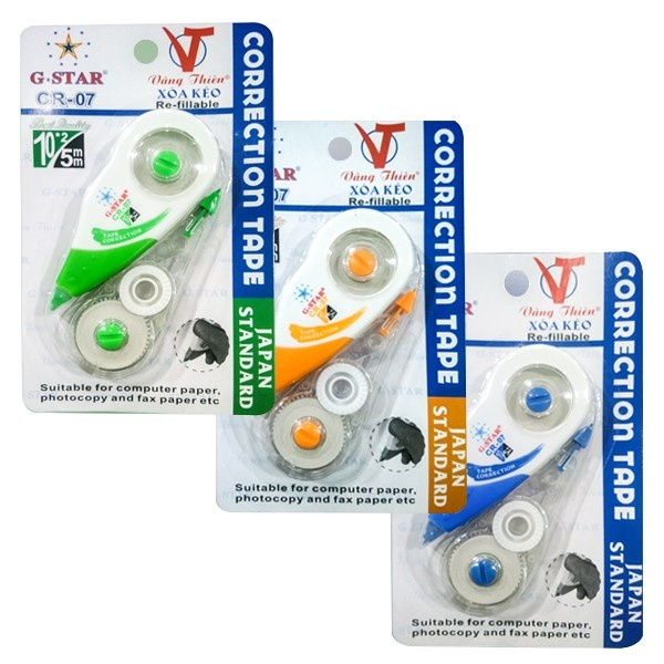 Bút viết xoá kéo gstar cr-07 / cr07 nhiều mẫu