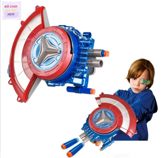 Đồ chơi siêu anh hùng khiên đội trưởng - khiên captain america - đồ chơi hóa trang siêu anh hùng
