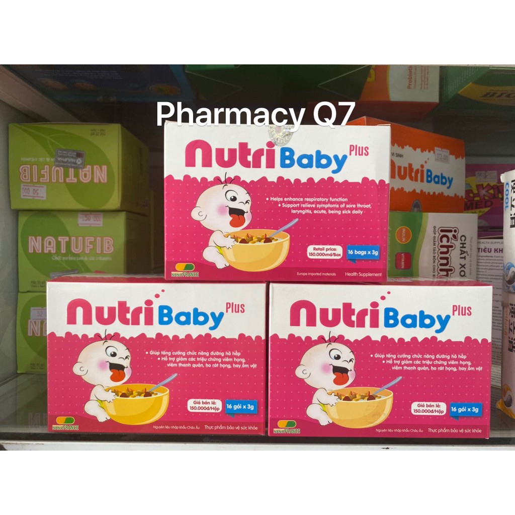 Màu hồng nutribaby plus nutri baby hộp 16 gói
