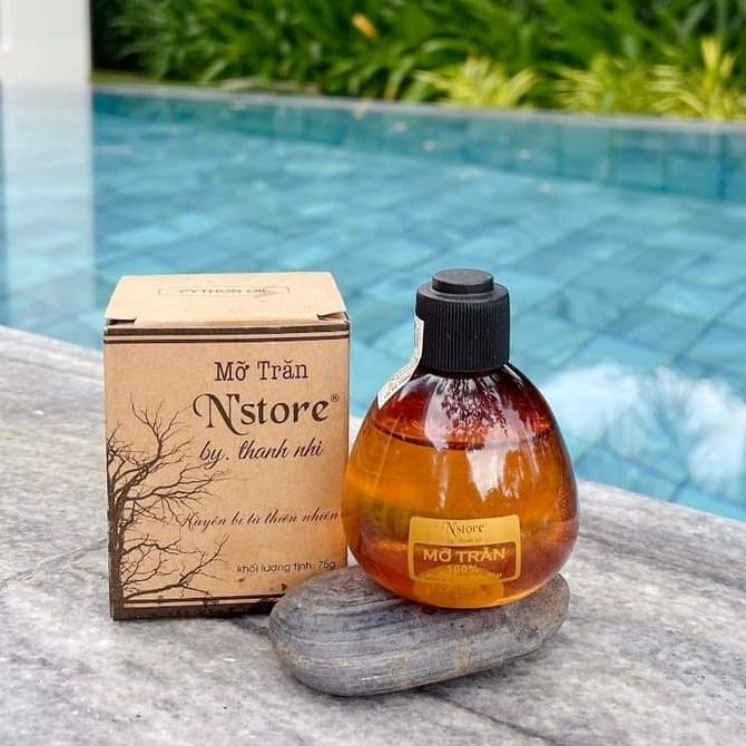 Tinh Chất Mỡ Trăn Nguyên Chất triệt lông, mờ rạn da N'Store 75gr
