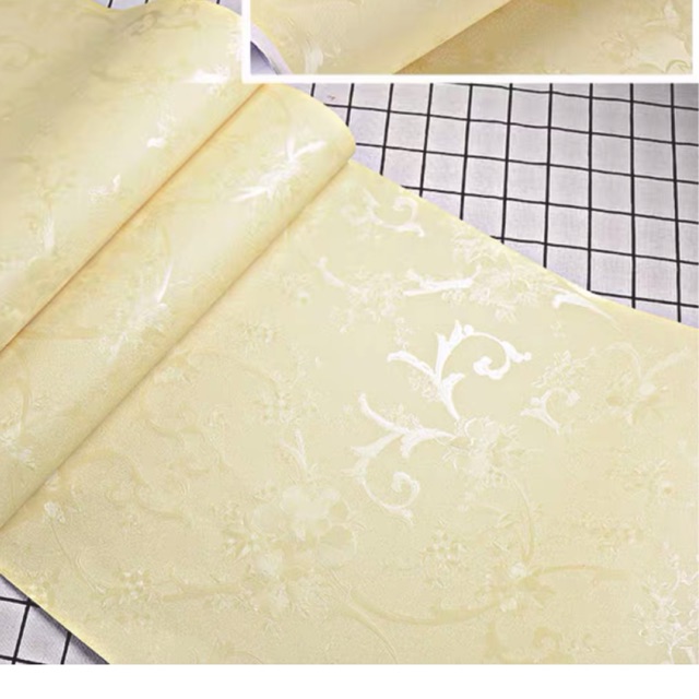 10M decal giấy dán tường vân nổi 3D siêu phẩm keo sẵn khổ 45 cm