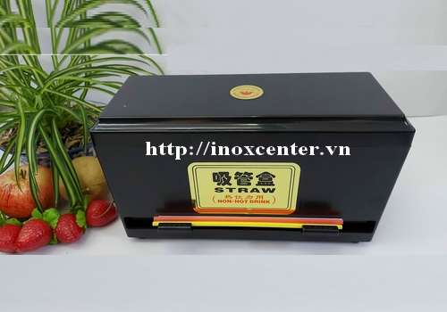 Hộp nhựa đựng ống hút