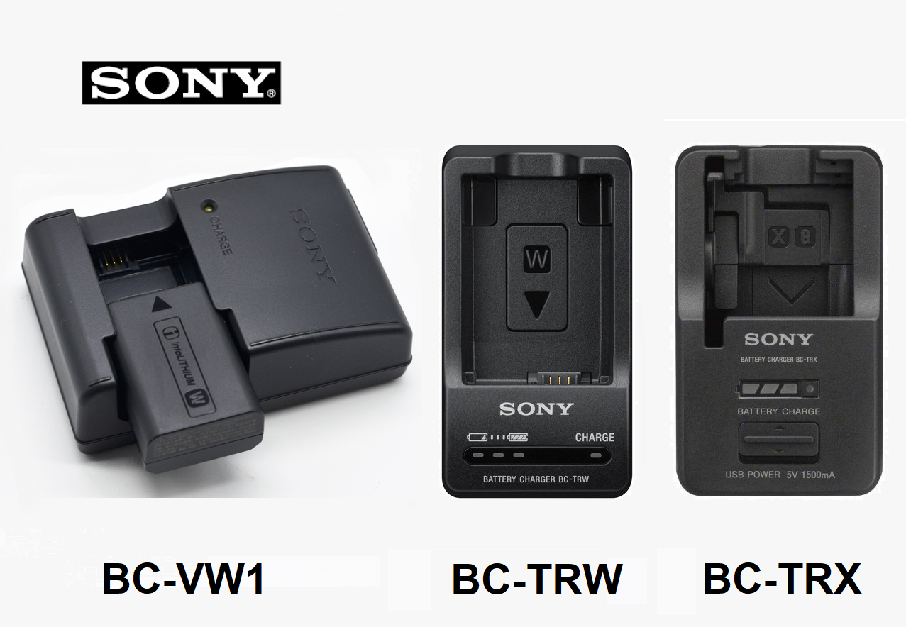 Sạc nhanh pin máy ảnh sony: sony bc-trw, bc-vw1, bc-trv, bc-trx - sạc nhanh pin np-fw50, np-bx1, np-bn1 ...