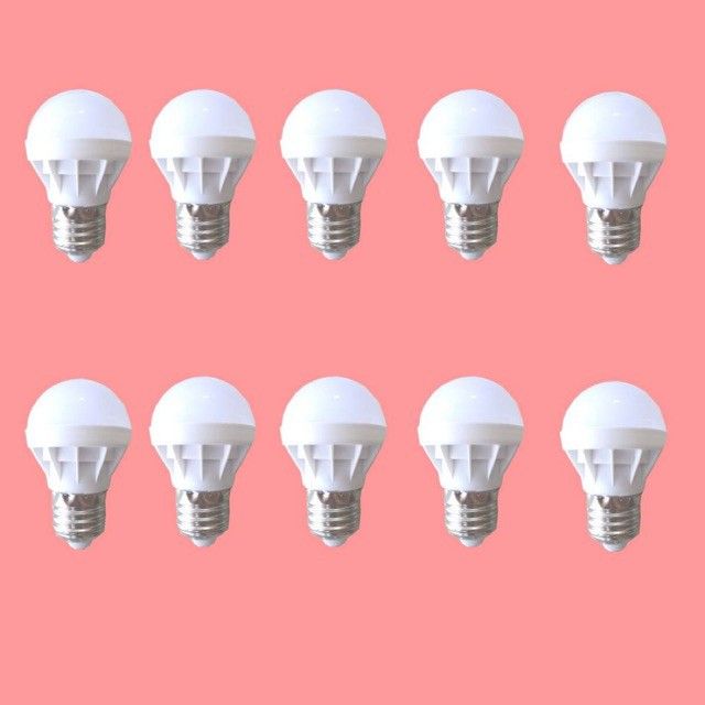 Combo 10 cái bóng led nấm 3W ánh sáng TRẮNG/ bóng led gắn gương soi, phòng ngủ, trang trí