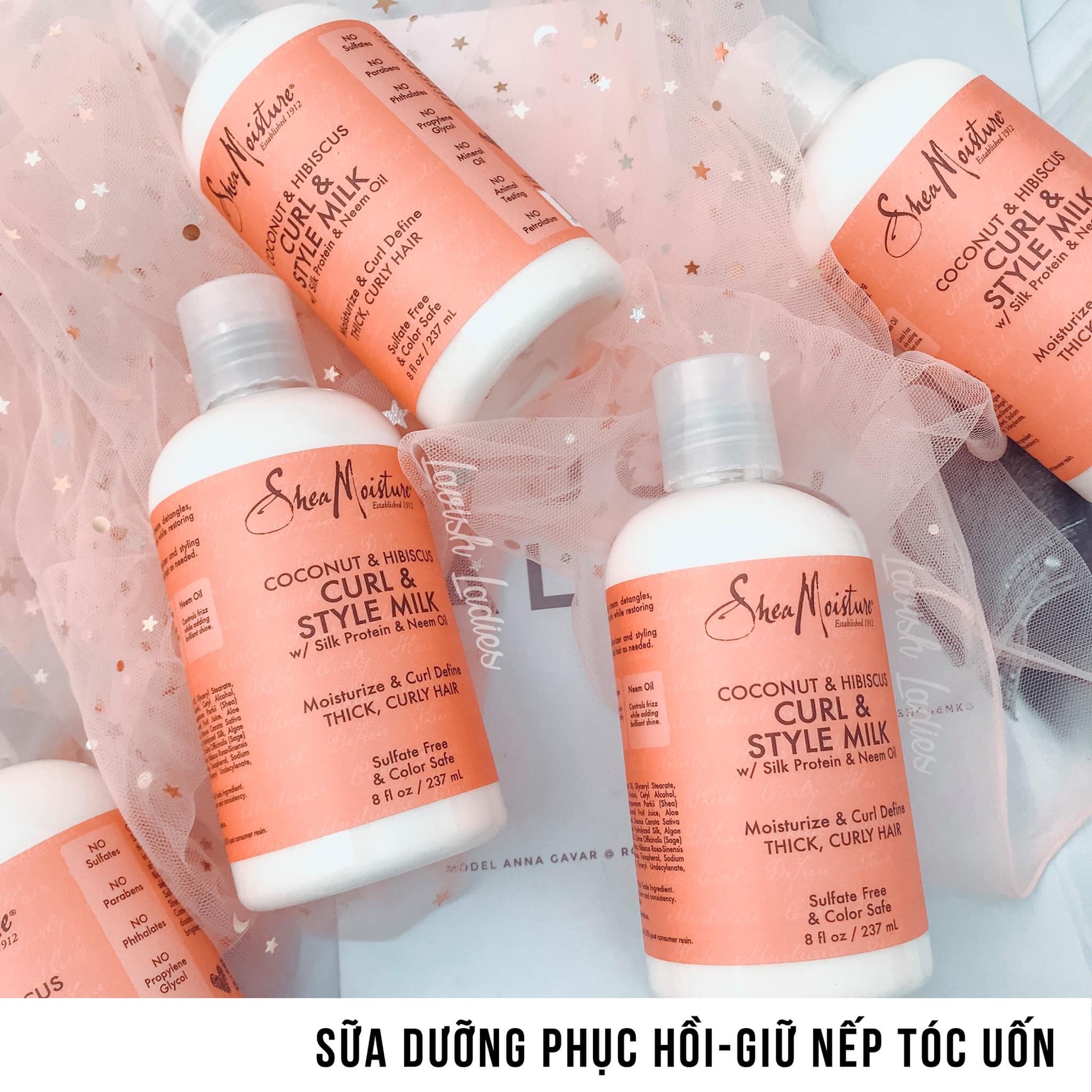 Sữa dưỡng Shea Moisture giữ nếp tóc uốn