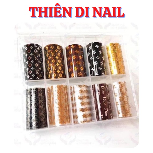 Foil dán móng hoạ tiết thương hiệu MOON NAIL