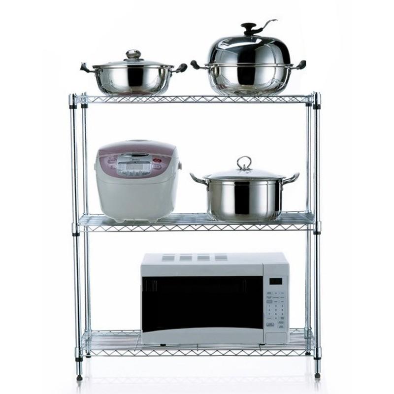 Kệ lò vi sóng 3 tầng dki2-172m ,55x30x60 khung inox