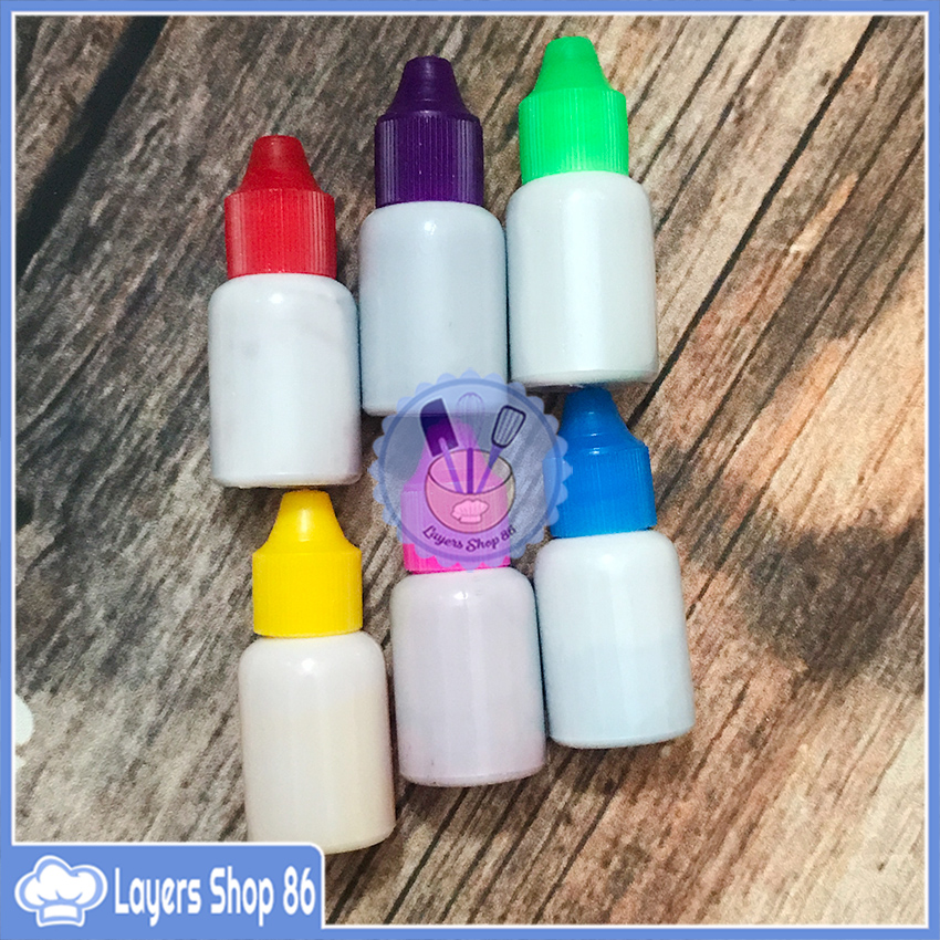 Lốc 6 Màu thực phẩm Việt Nam size lớn các màu ( nguyên liẹu làm bánh, làm slime), Màu nước thực phẩm Thiên Thành vỉ 5 lọ (10ml/lọ)